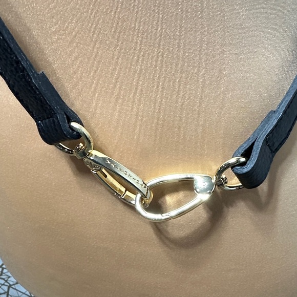 Valentina Black Leather Bag Strap - Picture 5 of 8